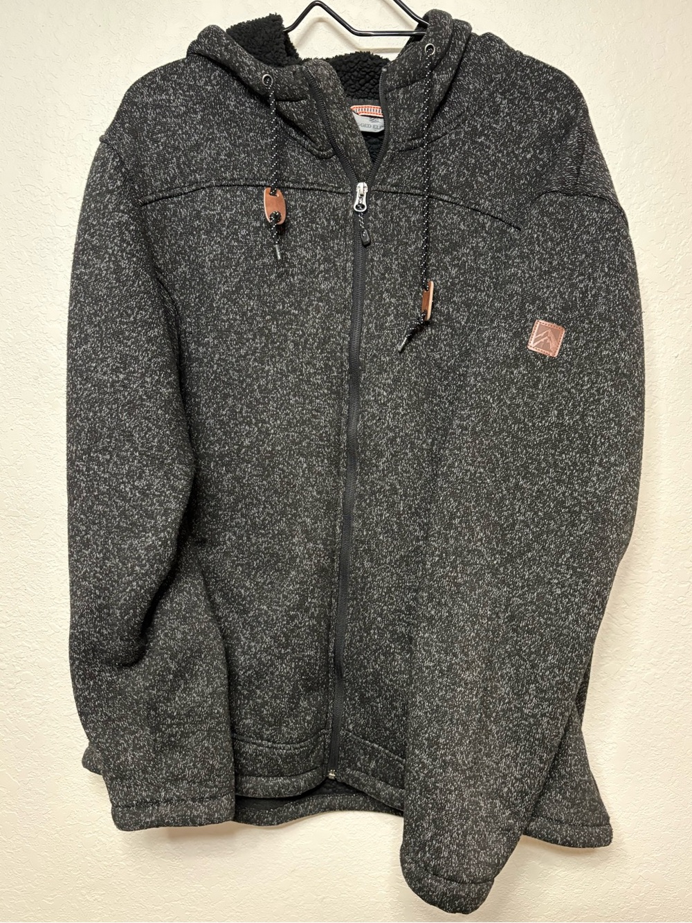 Rugged Element Gray Zip-Up Hoodie Jacket